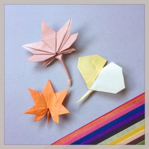 折り紙 ペーパーフラワー Handmade Etc 秋の葉