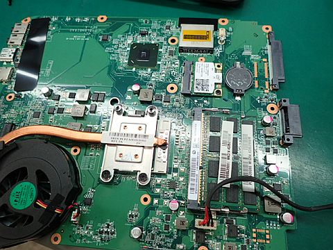 dynabook T451/46EBD マザーボード修理 | ズバット修理ブログ