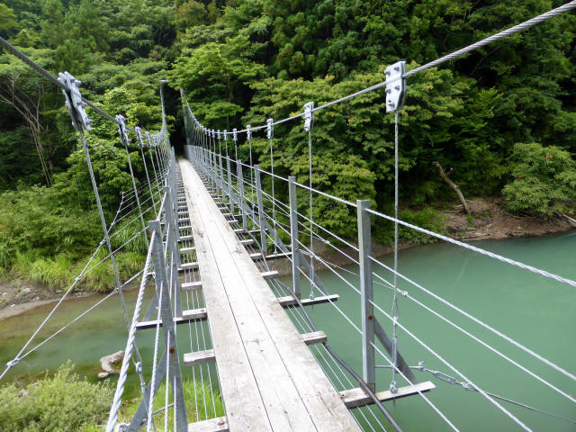 笹間渡の吊橋2