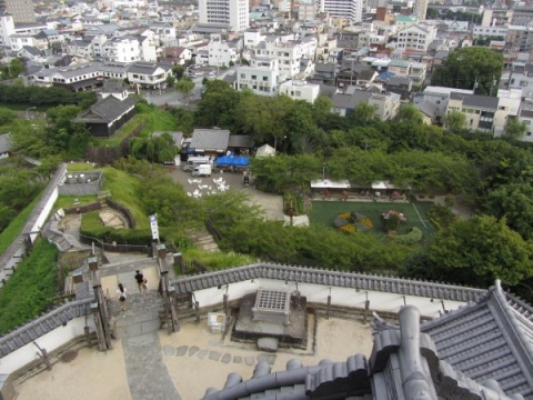 天守より本丸