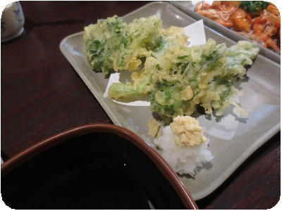 菜の花の天ぷら