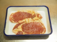 豚肉のタバスコ味噌焼き11