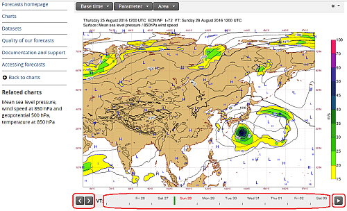 台風 ecmwf ヨーロッパ 情報 欧州中期予報センター(ECMWF)モデル（GPV Weather）