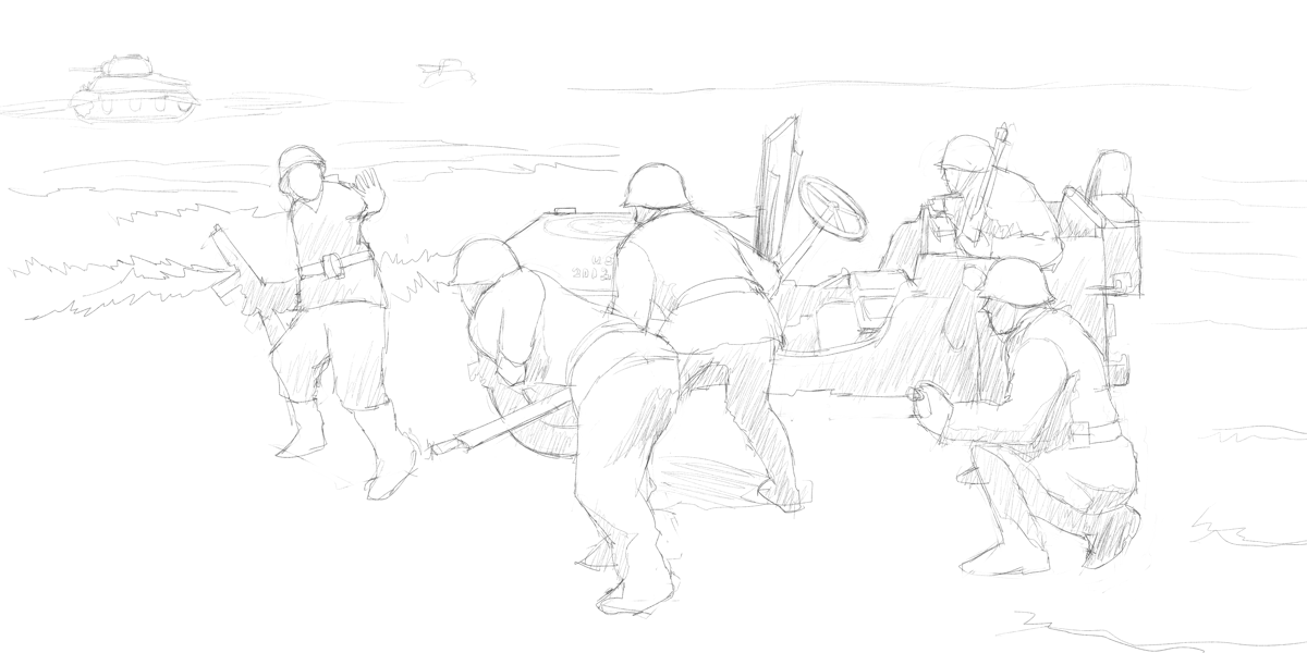 タミヤのミリタリーミニチュアシリーズ  No.192 アメリカ歩兵攻撃セット その４