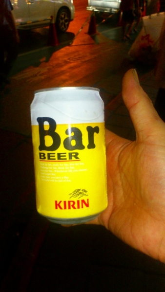 日本では見たことが無いキリンビール