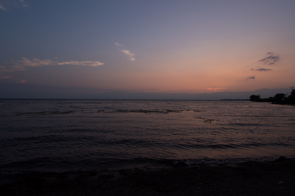 琵琶湖夕暮れ