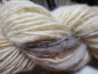 紡毛糸の復習その２アップ
